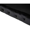 Beliani Trivietė sofa SOTRA aksominė juoda