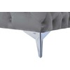 Beliani 3 vietų sofa SOTRA aksominė pilka