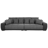 Beliani 4 vietų sofa TORPO pilka