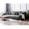Beliani 4 vietų sofa TORPO pilka