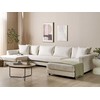 Beliani 5 vietų kampinė sofa LILVIKEN, šviesiai smėlio spalvos