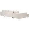 Beliani 5 vietų kampinė sofa LILVIKEN, šviesiai smėlio spalvos