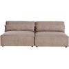 Beliani Dvivietė modulinė sofa HELLNAR, šviesiai ruda