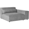 Beliani Dvivietė modulinė sofa HELLNAR pilka