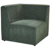 Beliani 2 vietų modulinė sofa LEMVIG, žalia, velvetas