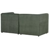 Beliani 2 vietų modulinė sofa LEMVIG, žalia, velvetas