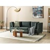 Beliani Modulinė 3 vietų sofa UNSTAD tamsiai žalia