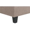 Beliani Modulinė 3 vietų sofa UNSTAD ruda