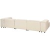 Beliani Modulinė kampinė sofa 4 asmenims ARDAL, smėlio spalvos, dešininė
