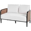 Beliani 2-vietė sodo sofa balkšva MONTEFALCO Lumarko!
