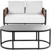Beliani 2-vietė sodo sofa balkšva MONTEFALCO Lumarko!