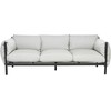 Beliani Trivietė sodo sofa, šviesiai pilka, ESPERIA