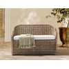 Beliani Sofa ogrodowa dla 2 osób SUSUA Rattan Naturalny