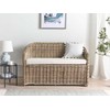 Beliani Sofa ogrodowa dla 2 osób SUSUA Rattan Naturalny
