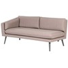 Beliani 5 vietų sodo kampinė sofa LORETELLO smėlio spalvos
