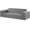 Beliani Dvivietė sodo sofa ROVIGO Pilka