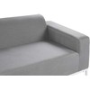 Beliani Dvivietė sodo sofa ROVIGO Pilka