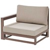 Beliani Sofa ogrodowa TIMOR Drewno akacjowe ( FSC®) Ciemne drewno Uniwersalny 2-osobowa