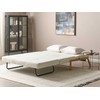Beliani Dvivietė sofa lova EDLAND iš „Boucle“ audinio, balta
