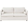 Beliani Išskleidžiama sofa INKOO, kreminė balta