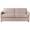 Beliani Dvivietė sofa lova ISHOJ šviesiai ruda