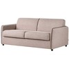 Beliani Dvivietė sofa lova ISHOJ šviesiai ruda