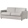 Beliani Dvivietė išskleidžiama sofa ISHOJ šviesiai pilka