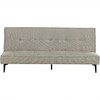 Beliani Trivietė išlankstoma sofa ESSVIK šviesiai žalia