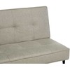 Beliani Trivietė išlankstoma sofa ESSVIK šviesiai žalia