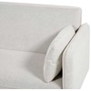 Beliani Trivietė išskleidžiama sofa ASAA, kreminė balta