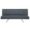 Beliani Trivietė išskleidžiama sofa BRISTOL tamsiai mėlyna