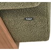 Beliani 2 vietų sofa TAMRE Boucle žalia / tamsiai ruda