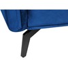 Beliani 4 vietų sofa AURE, aksominė, tamsiai mėlyna