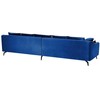 Beliani 4 vietų sofa AURE, aksominė, tamsiai mėlyna