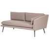 Beliani Sofa ogrodowa dla 3 osób LORETELLO Lewostronny Kremas