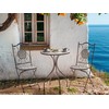 Beliani Bistro staliukas CHAPECO 60 cm 60 cm metalinis juodas