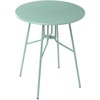 Beliani Bistro staliukas TALTAL 64 cm 64 cm Metalinis Šviesiai žalias