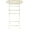Beliani Sodo baro stalas BIVIO 60 cm 60 cm metalinis šviesiai žalias