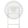 Beliani Staliukas bistro STIFFE 70 cm 70 cm Metal Baltas