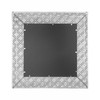 Beliani Sieninis veidrodis EVETTES 80 cm x 80 cm, metalinis, sidabrinis