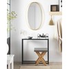 Beliani Sieninis veidrodis BESSON 55 cm 90 cm metalinis, auksinis