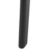 Beliani Valgomojo stalas DORCAS juodas 150 cm 90 cm