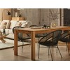 Beliani Valgomojo stalas TESA Rudas 180x90 cm Akacijos mediena