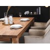 Beliani Valgomojo stalas TESA Rudas 180x90 cm Akacijos mediena