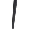 Beliani Valgomojo stalas ODEON Pilkas betono efektas 120 cm 120 cm