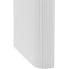 Beliani Valgomojo stalas MOBERLY baltas 180 cm 90 cm