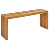Beliani Stół sodo 150 x 35 cm Drewno Jasne drewno BELLANO