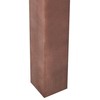 Beliani Sodo stalas TUSCANIA 180 cm 100 cm, eukalipto mediena, tamsiai rudas