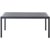 Beliani Sodo stalas 180 x 90 cm juoda VERNIO