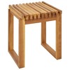 Beliani Staliukas sodo BELLANO 35 cm 40 cm Drewno akacjowe Ruda